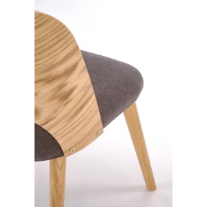 CADIZ krzesło dąb naturalny / popiel