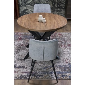 PERONI stół rozkładany orzech - czarny