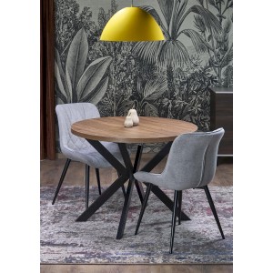 PERONI stół rozkładany orzech - czarny