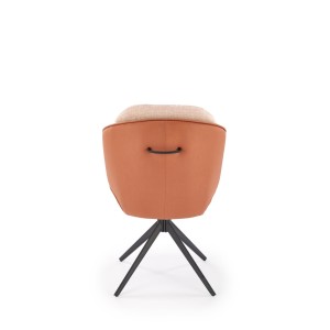 K554 krzesło brązowy / beżowy