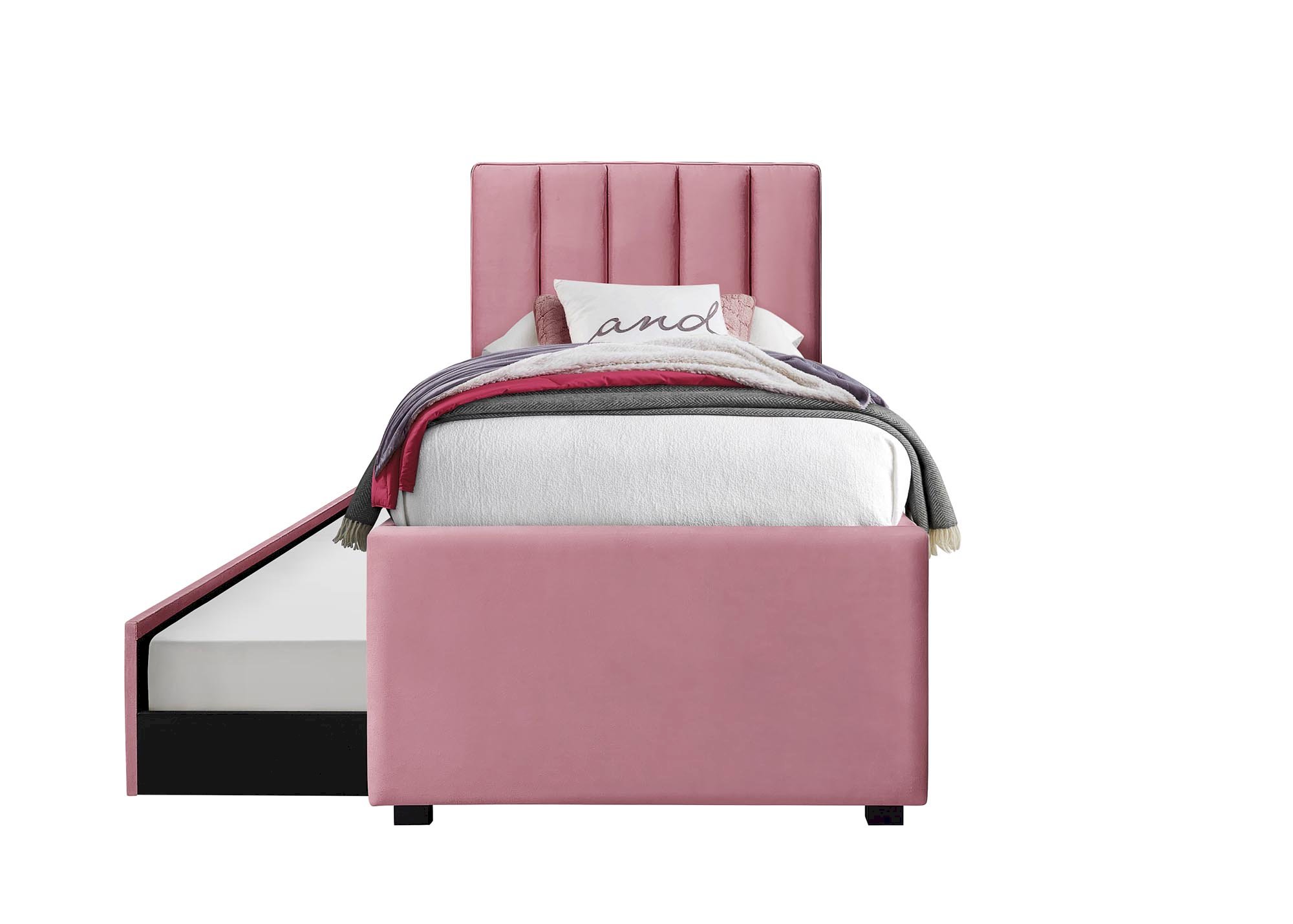 RUSSO 90 cm łóżko różowy (4p=1szt)