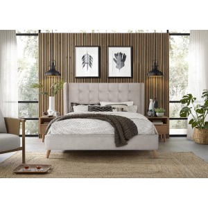 ESTELLA 160 cm łóżko beżowy (4p=1szt)