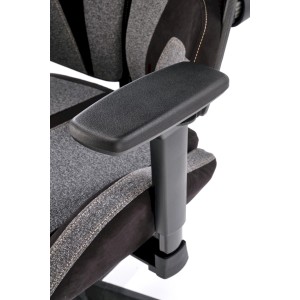 NITRO 2 fotel gabinetowy tkanina, popielaty / czarny