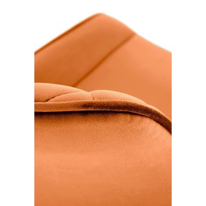 K520 krzesło nogi - czarne, siedzisko - cynamonowy