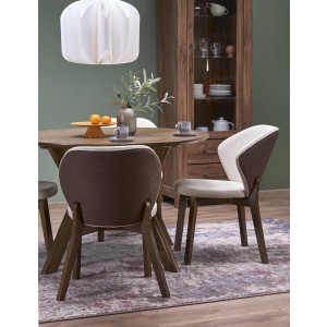 RUPERT stół okrągły, orzechowy