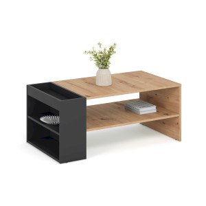 MURCIA ława, dąb artisan / czarny