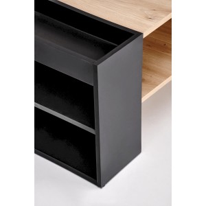 MURCIA ława, dąb artisan / czarny