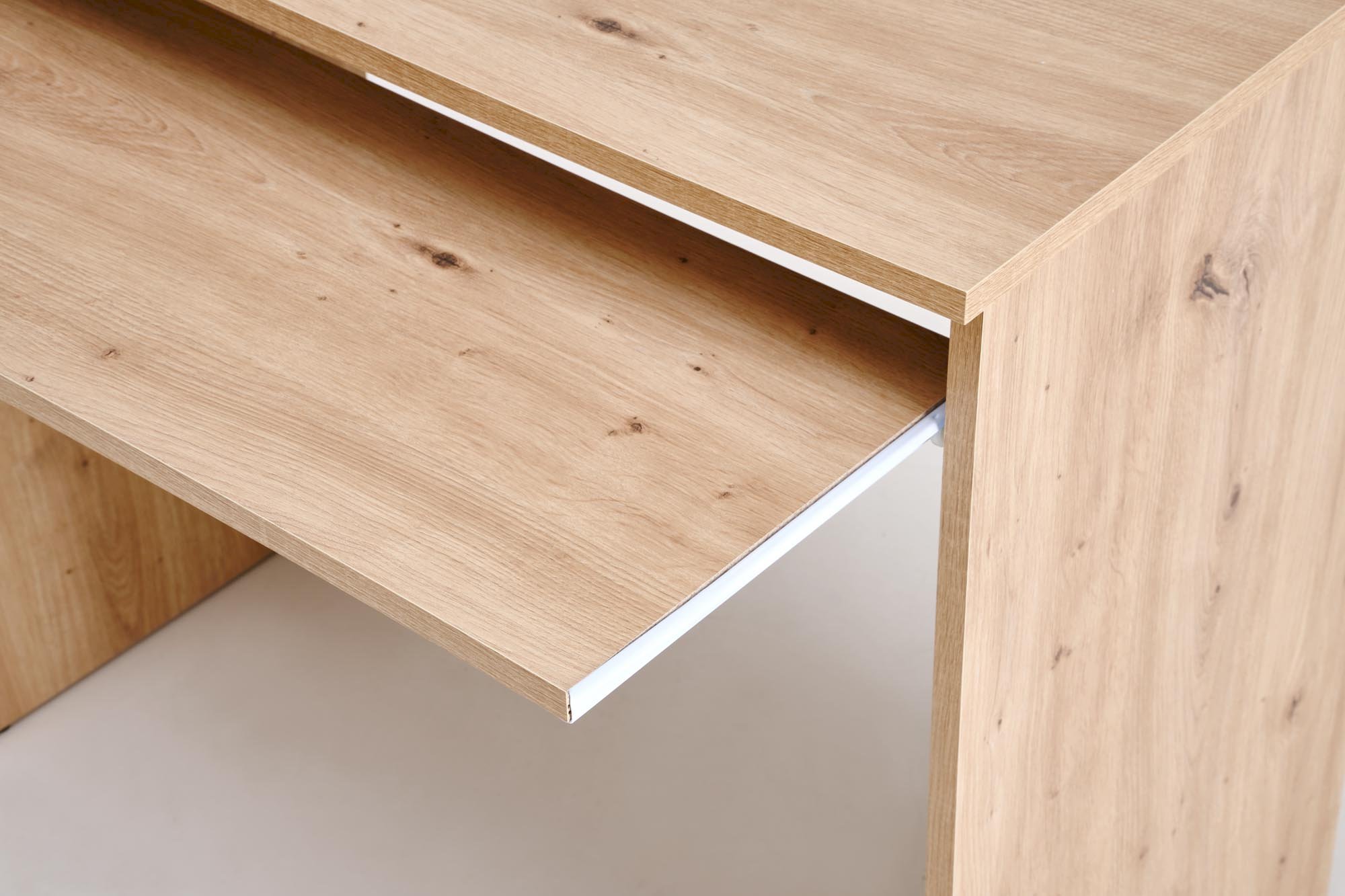 CINO biurko, dąb artisan / grafitowy