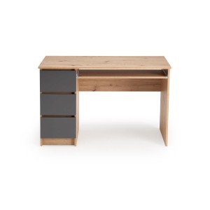 CINO biurko, dąb artisan / grafitowy