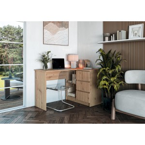 BEGA biurko, dąb artisan