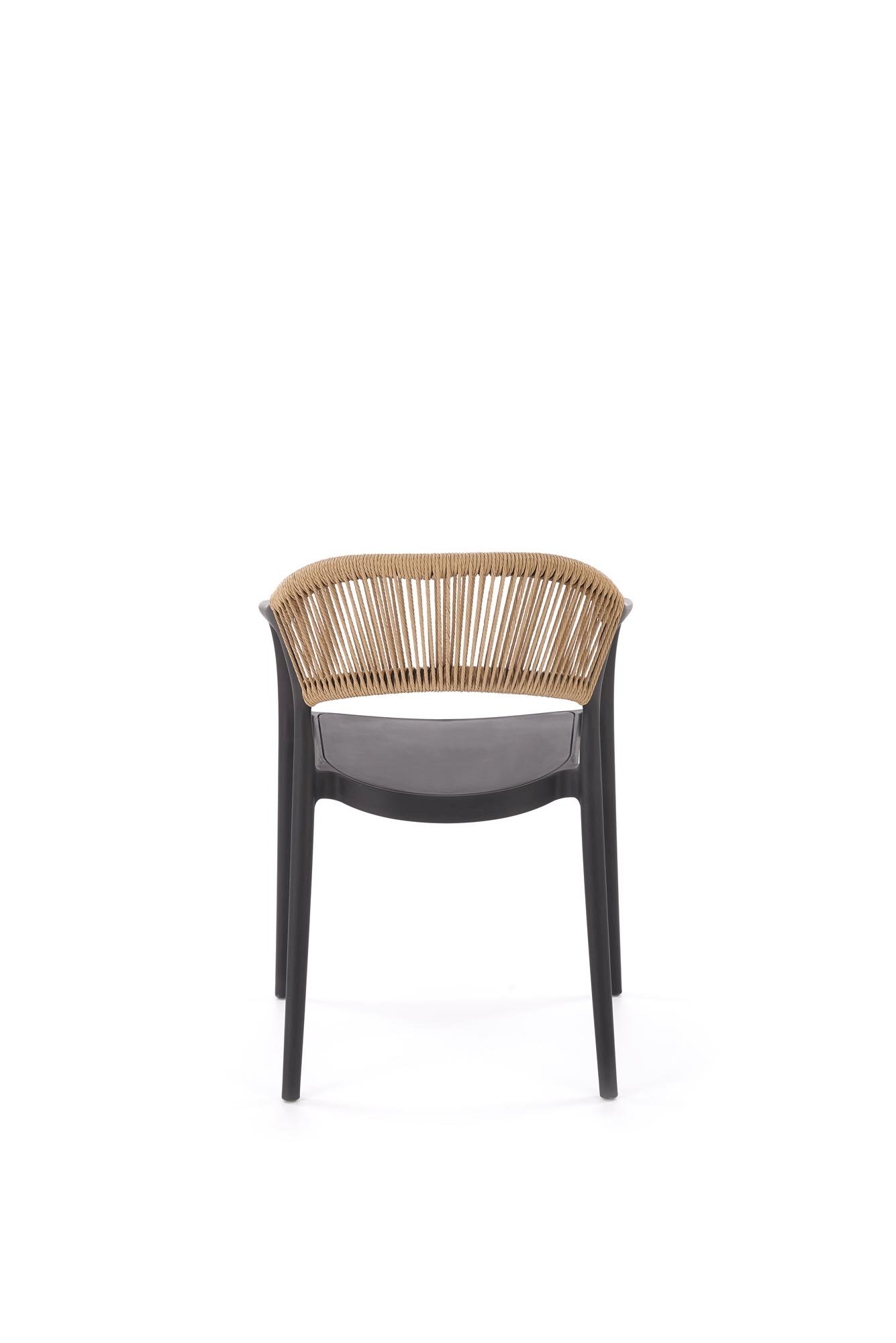 K582 krzesło czarny / naturalny