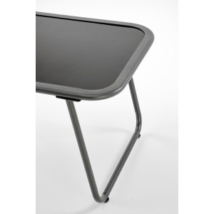 HUDSON, zestaw ogrodowy ( sofa, fotel 2x, ława ), popielaty / brązowy (1p=1zestaw)