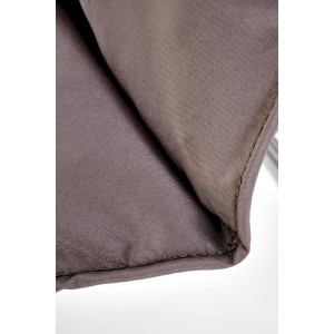 HUDSON, zestaw ogrodowy ( sofa, fotel 2x, ława ), popielaty / brązowy (1p=1zestaw)