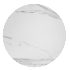 ACUNA S ława blat biały marmur