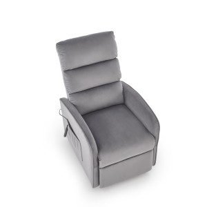 MARONI fotel wypoczynkowy popielaty