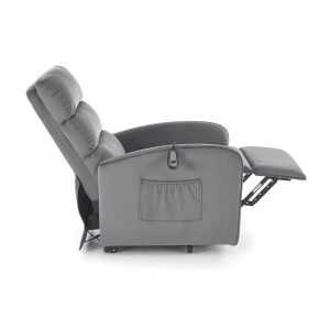 MARONI fotel wypoczynkowy popielaty