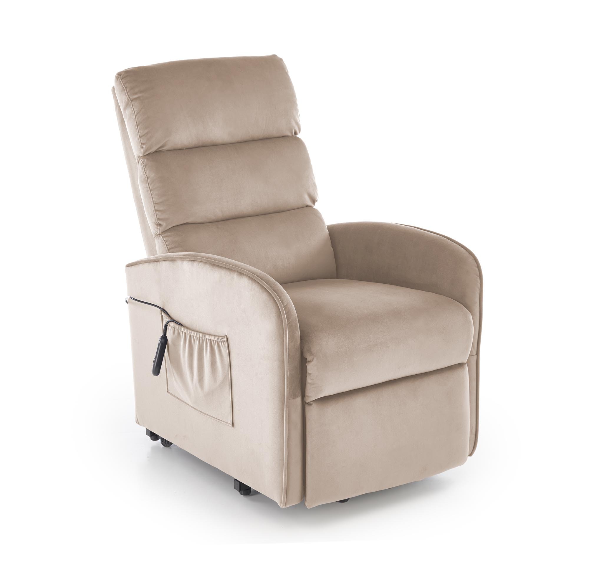 MARONI fotel wypoczynkowy beżowy