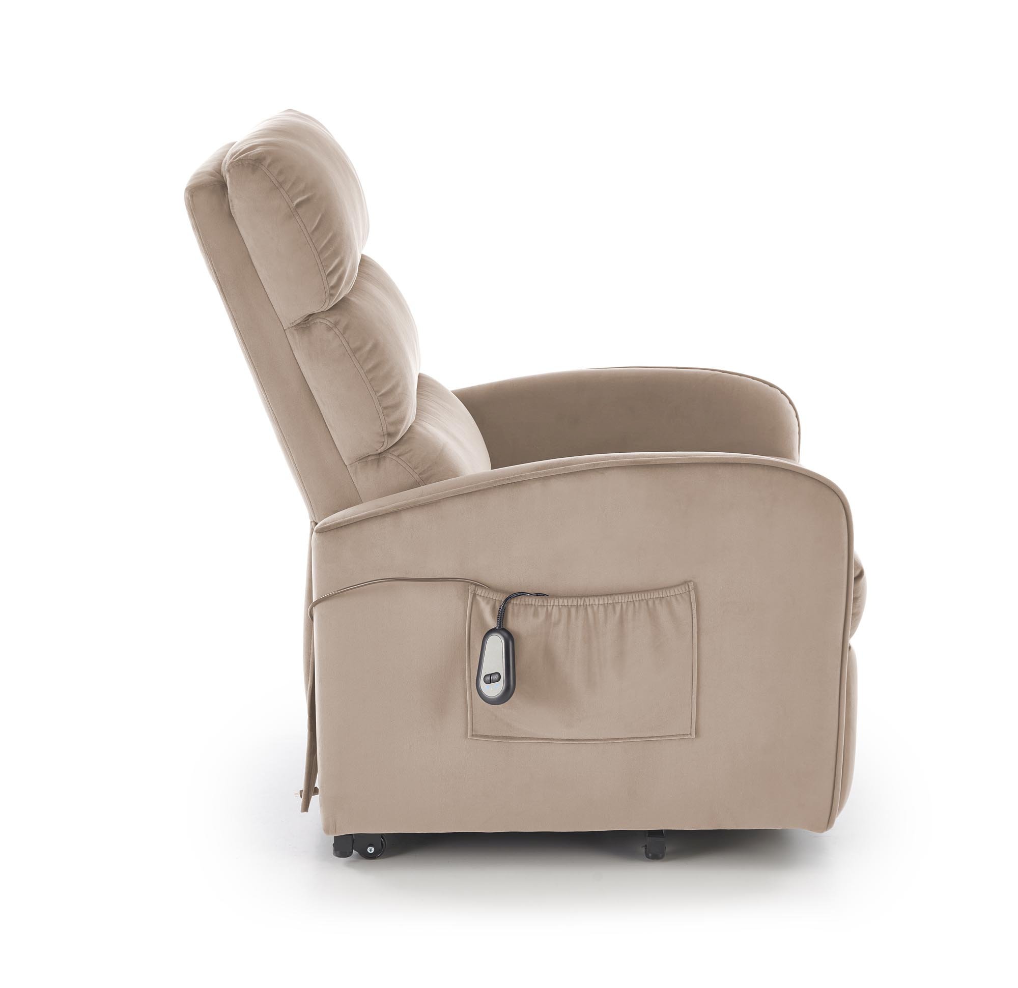 MARONI fotel wypoczynkowy beżowy