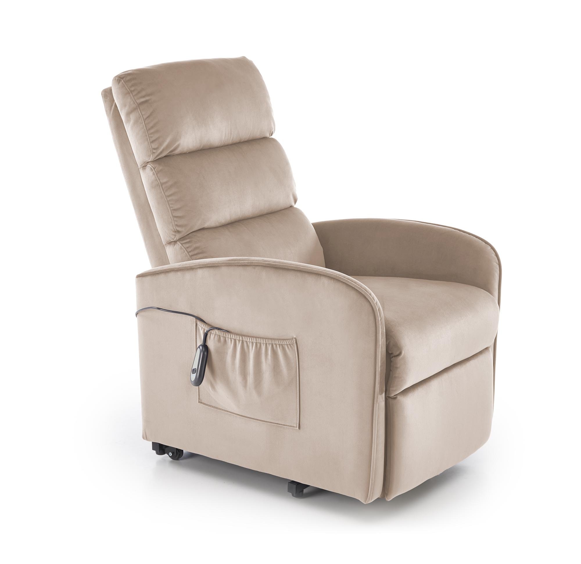 MARONI fotel wypoczynkowy beżowy