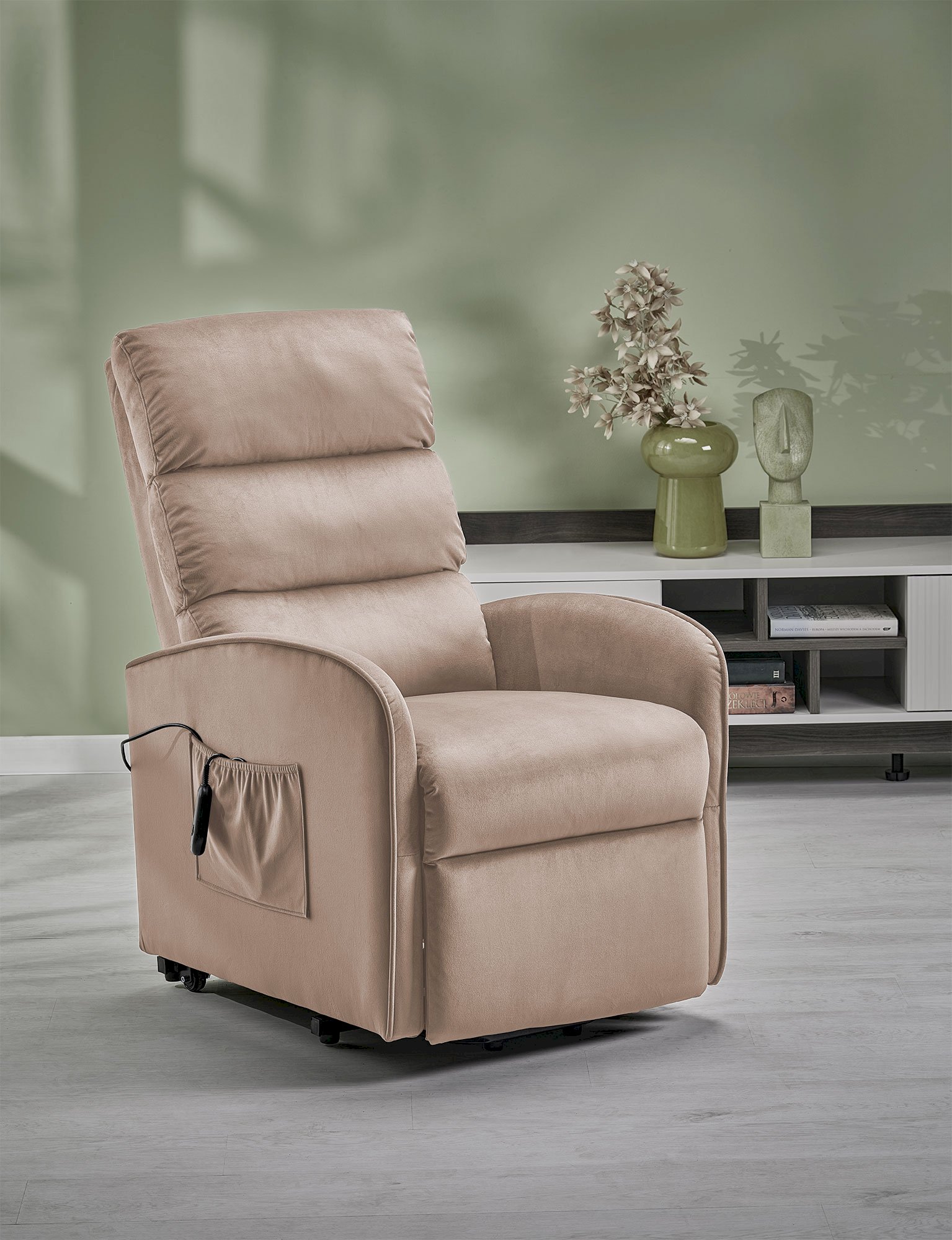 MARONI fotel wypoczynkowy beżowy