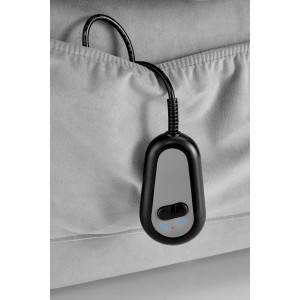 HORTON fotel wypoczynkowy popielaty