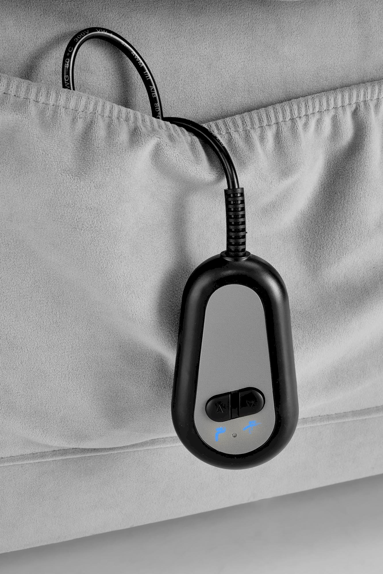 HORTON fotel wypoczynkowy popielaty