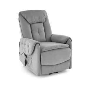 HORTON fotel wypoczynkowy popielaty