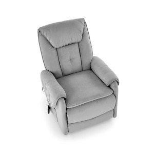 HORTON fotel wypoczynkowy popielaty