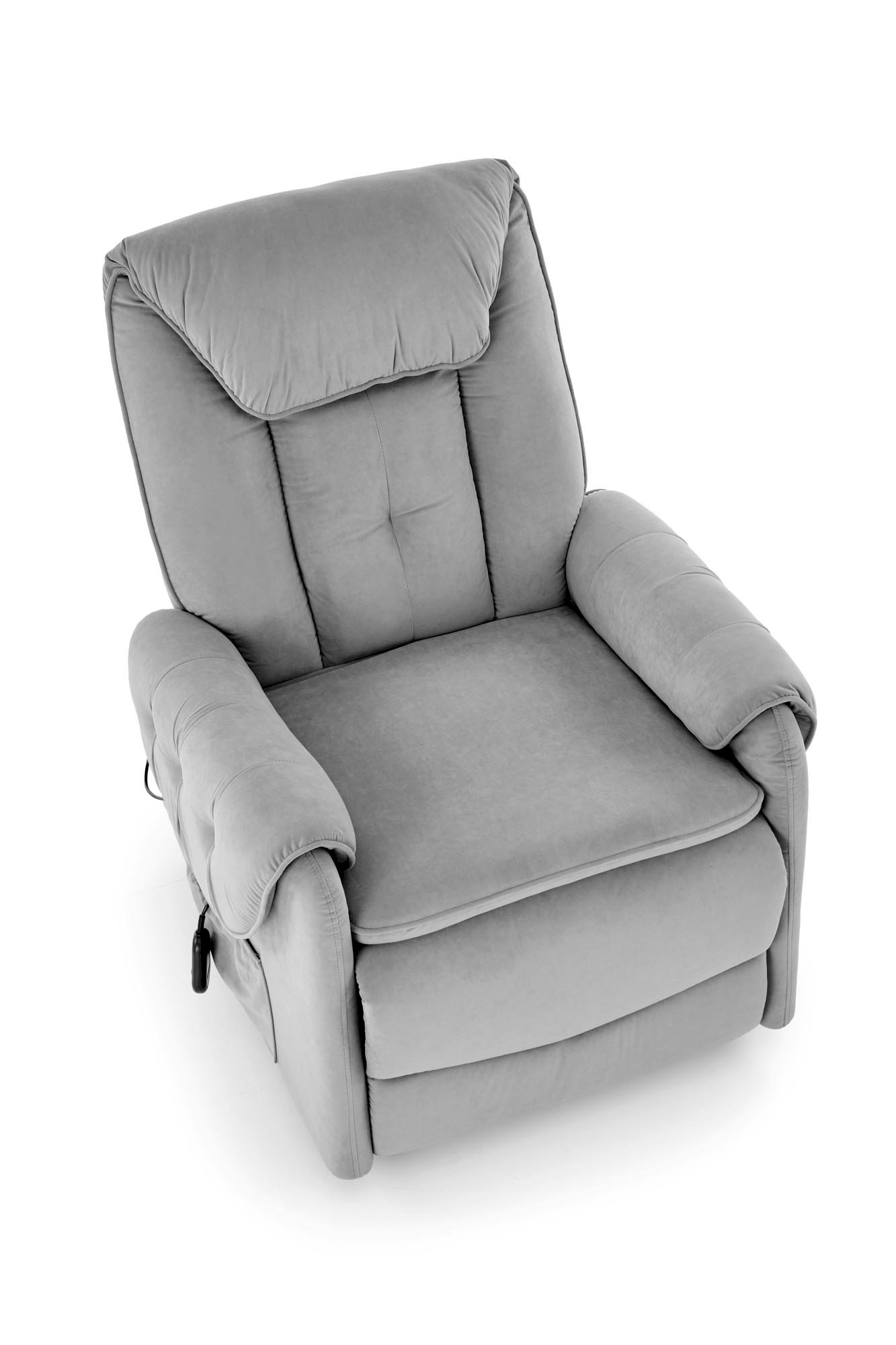 HORTON fotel wypoczynkowy popielaty