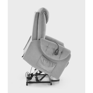 HORTON fotel wypoczynkowy popielaty