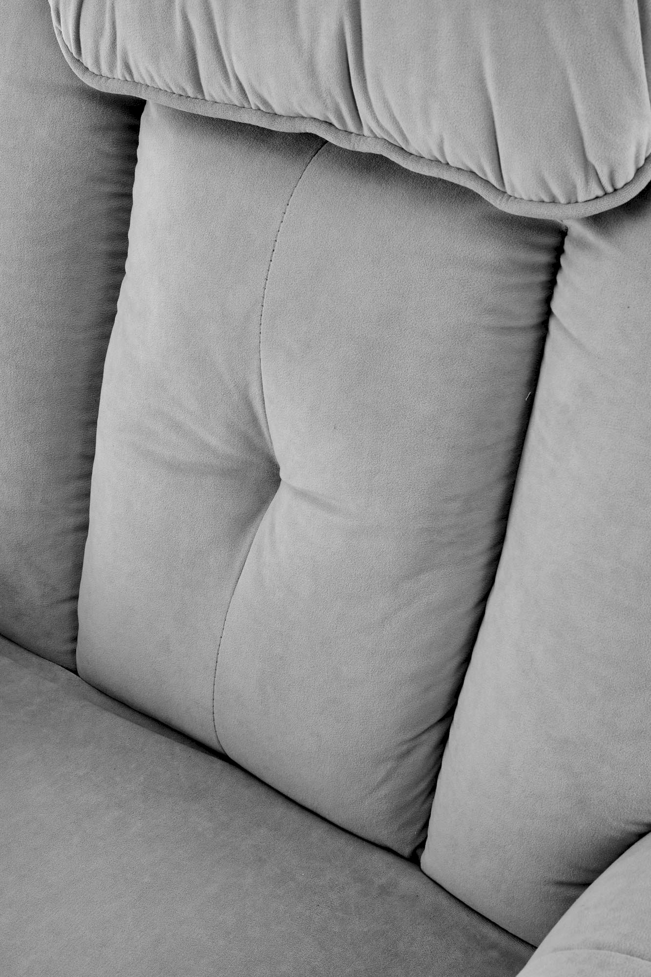 HORTON fotel wypoczynkowy popielaty