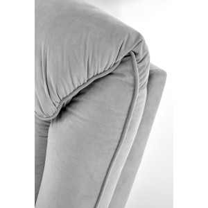 HORTON fotel wypoczynkowy popielaty