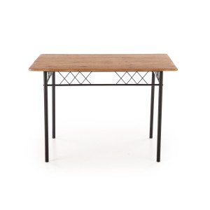 FAUST 3 zestaw stół + 4 krzesła dąb naturalny / czarny (1p=1kpl)