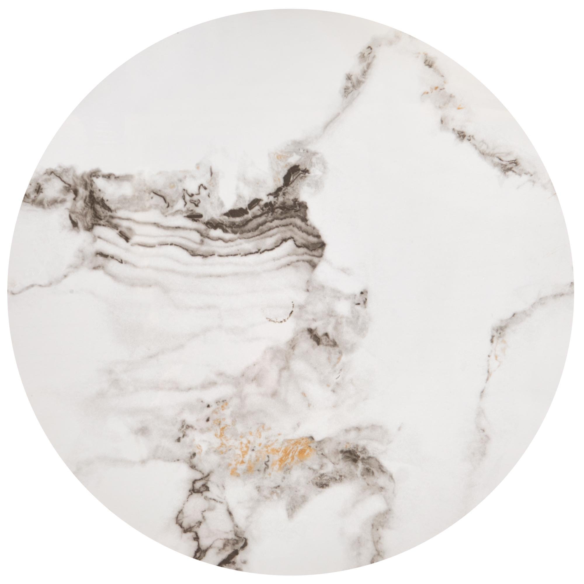 GILDA zestaw 3 ław, biały marmur / czarny (1p=1set)