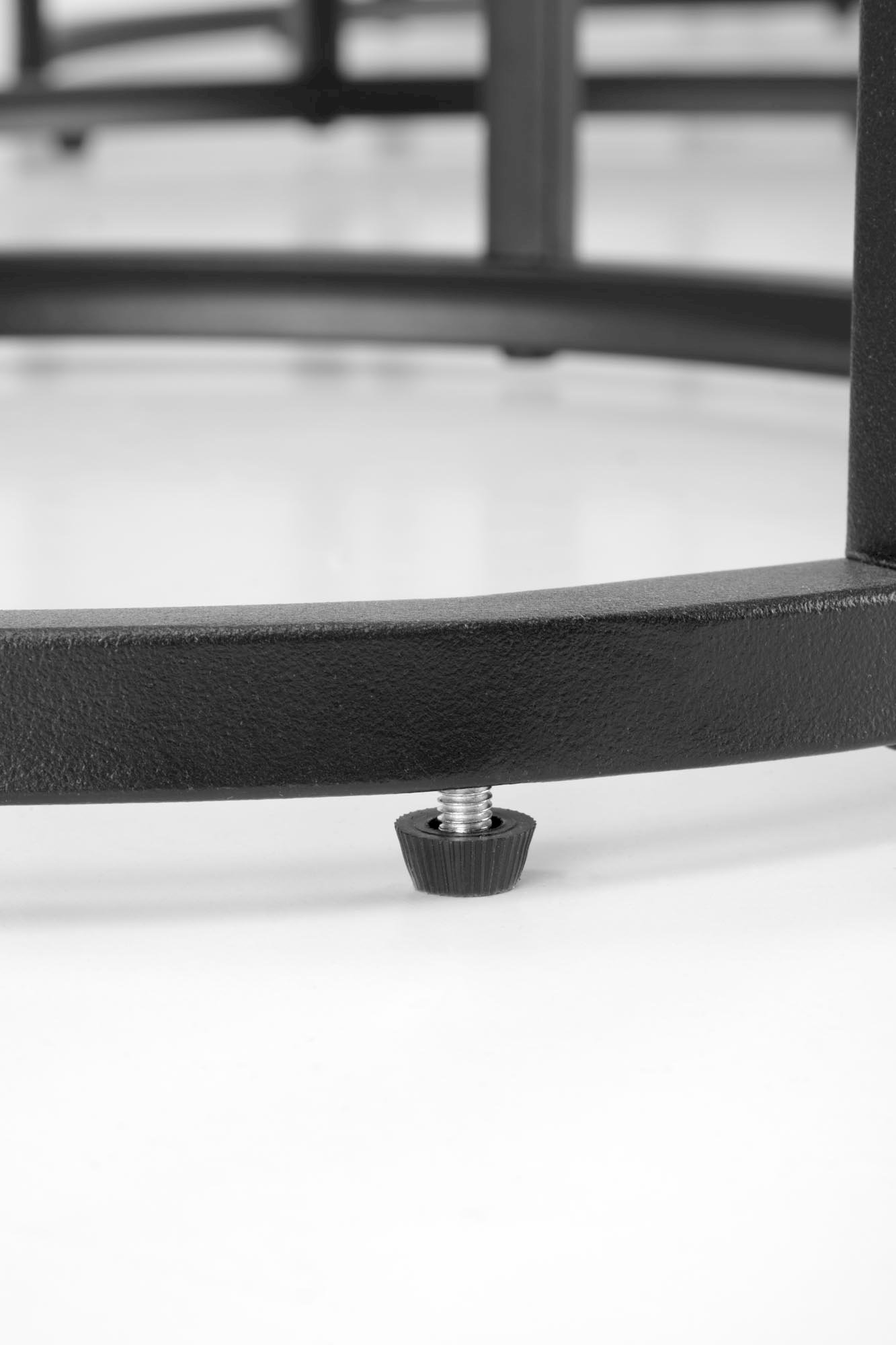 GILDA zestaw 3 ław, biały marmur / czarny (1p=1set)