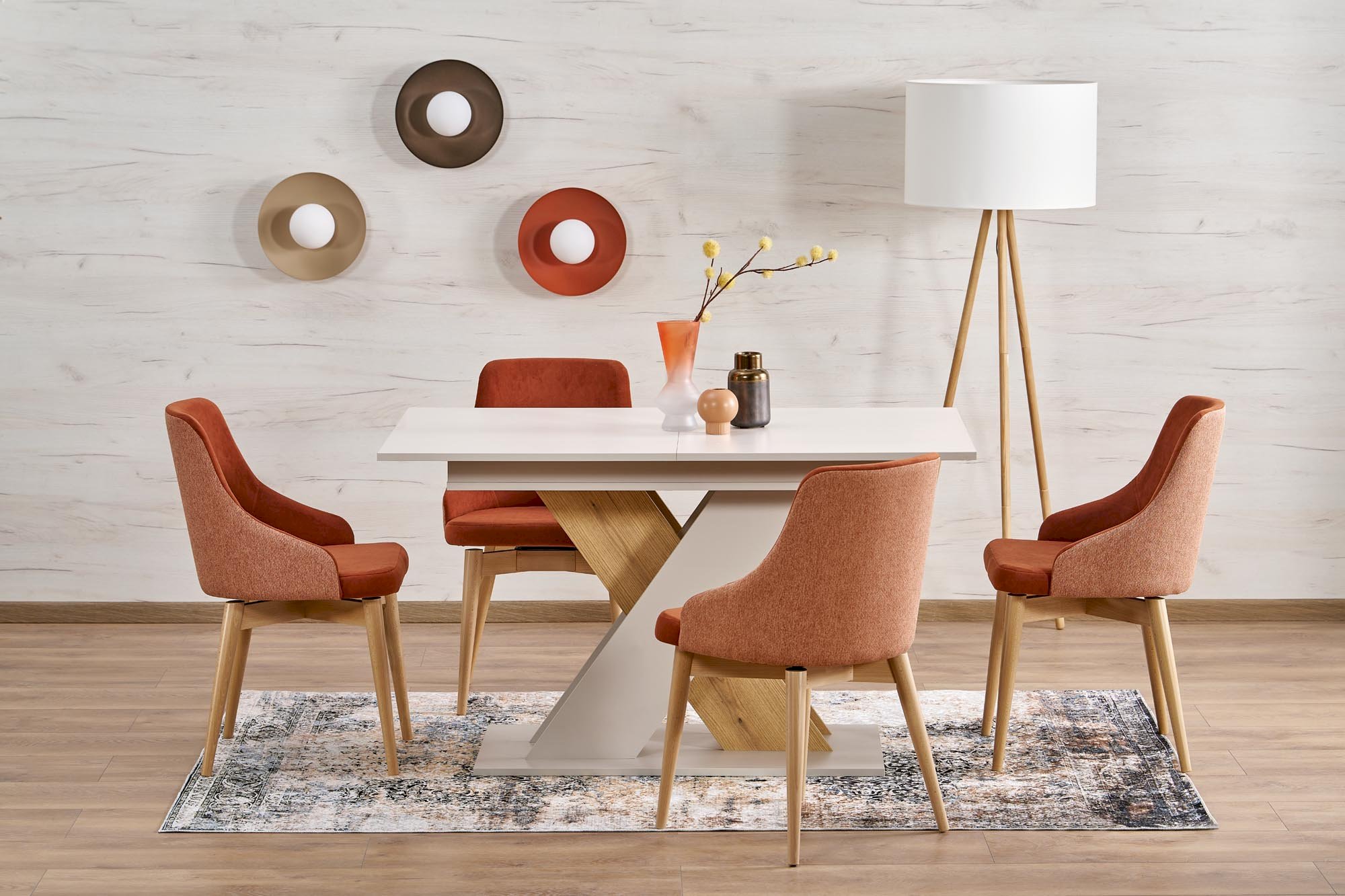 XARELTO stół rozkładany kaszmir - dąb cremona