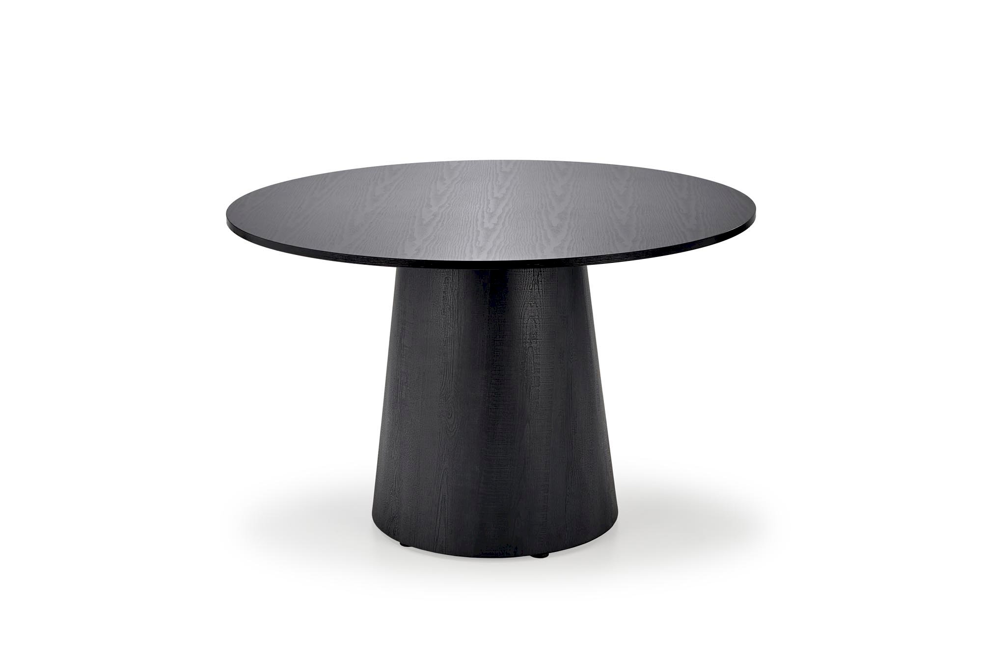 GINTER stół okrągły, czarny
