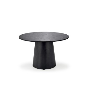 GINTER stół okrągły, czarny