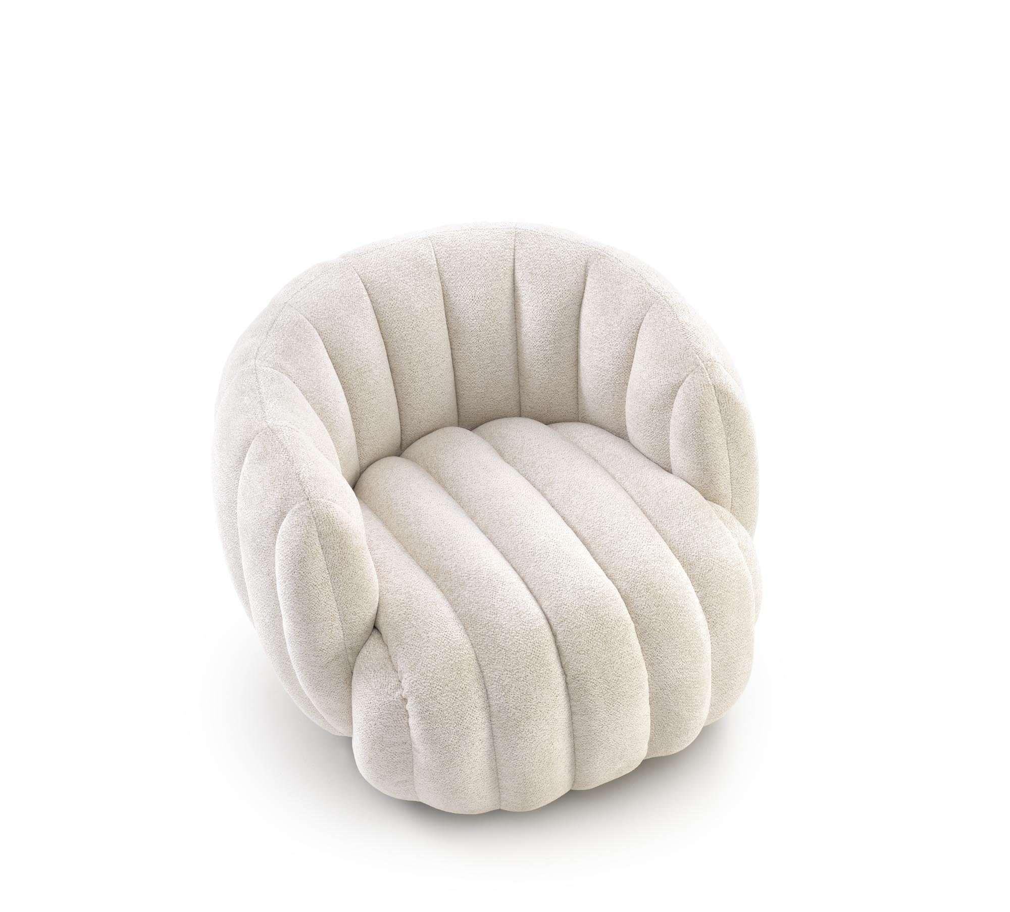 FRASER fotel wypoczynkowy kremowy