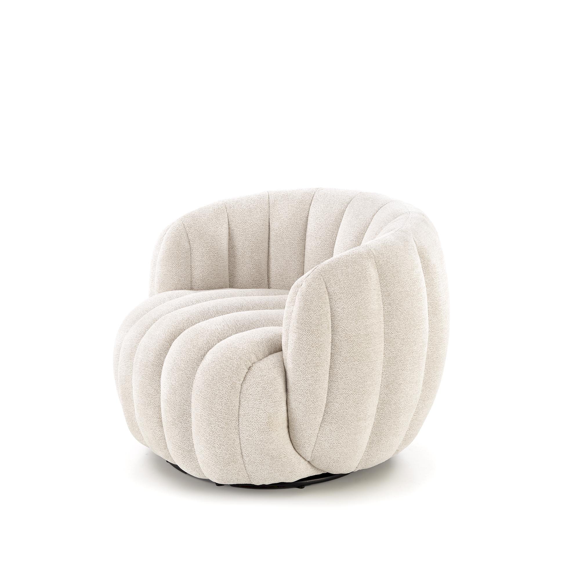 FRASER fotel wypoczynkowy kremowy