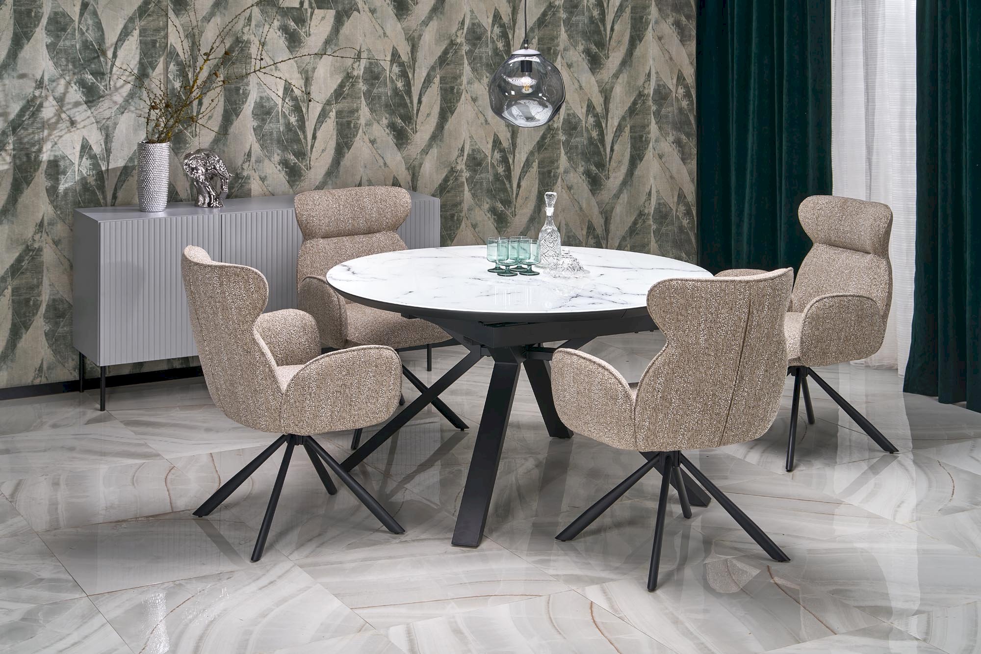 K571 krzesło ciemny beżowy (1p=2 szt)