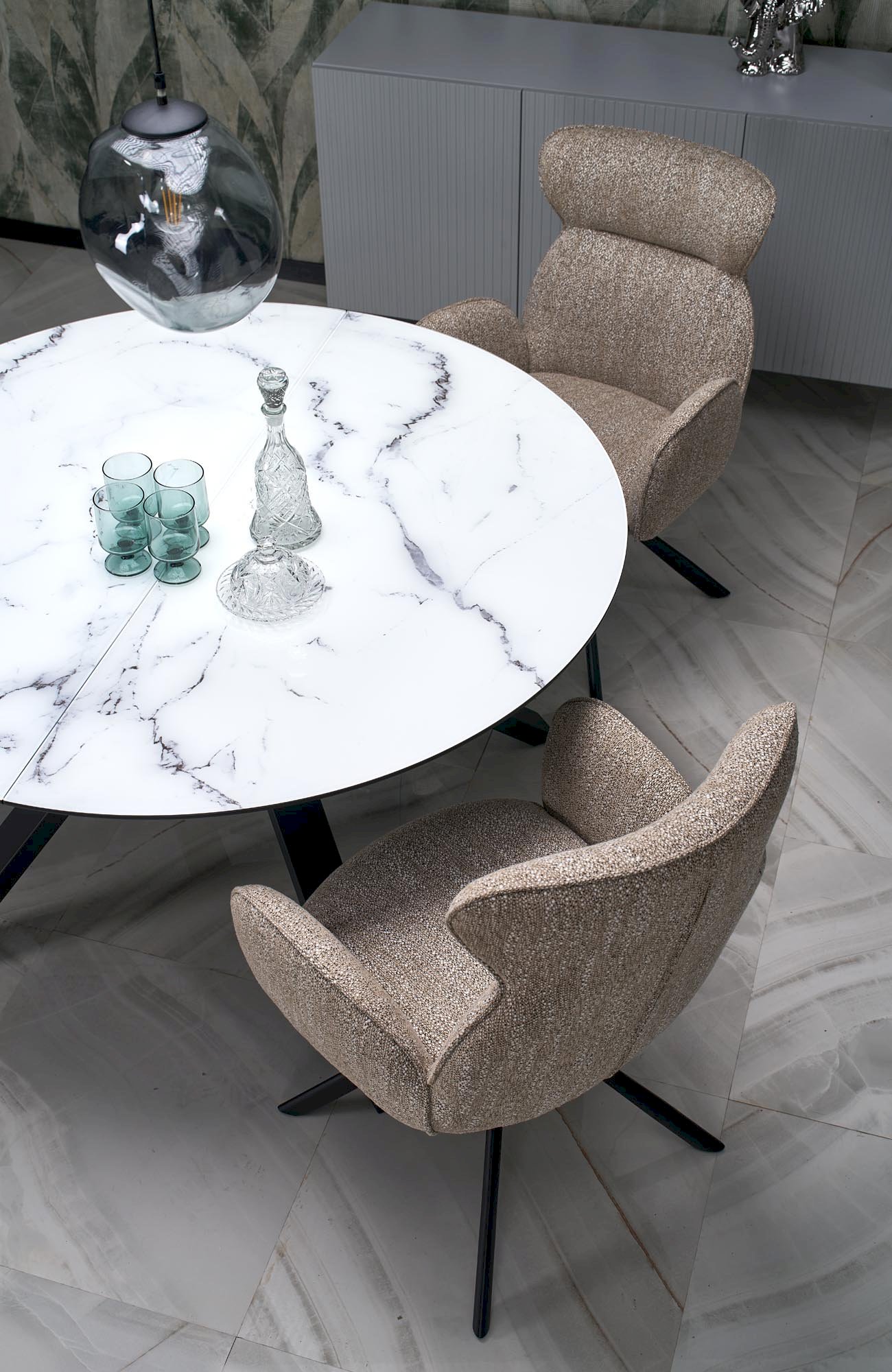 K571 krzesło ciemny beżowy (1p=2 szt)