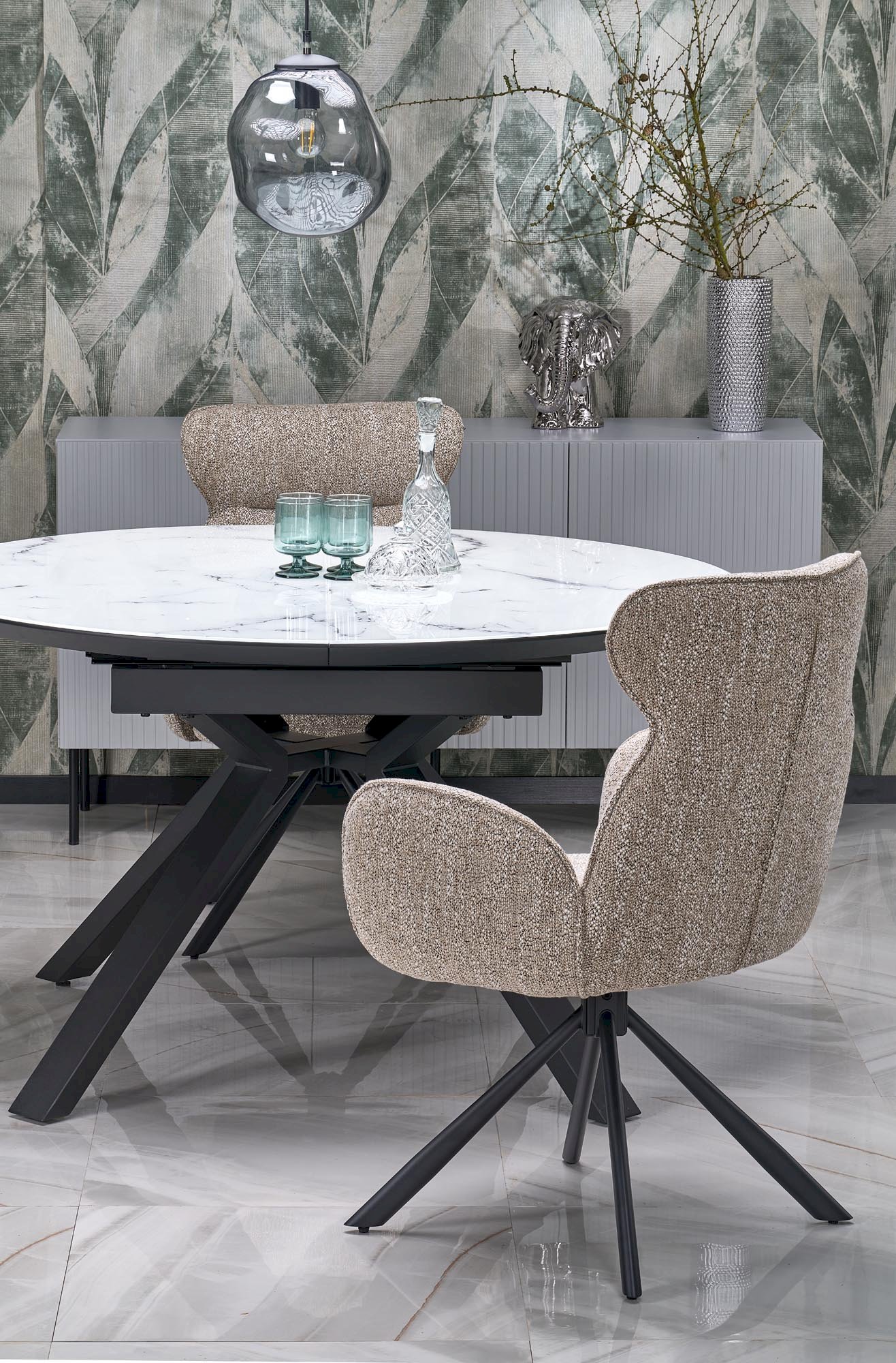 K571 krzesło ciemny beżowy (1p=2 szt)