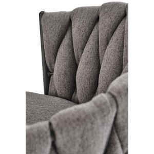 H125 hoker, nogi - czarny, siedzisko - popielaty