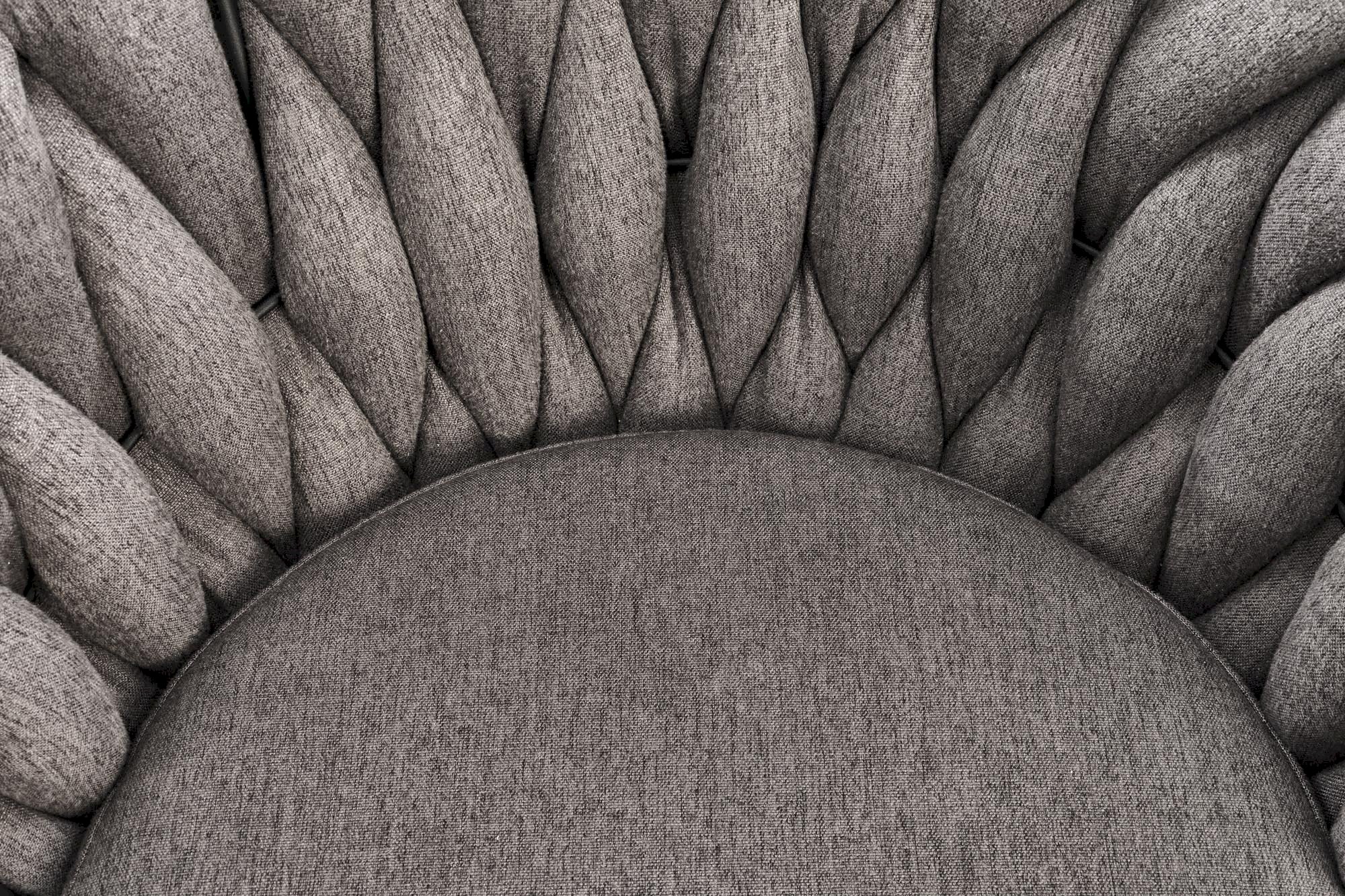 H125 hoker, nogi - czarny, siedzisko - popielaty