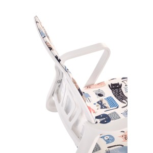 ORIS fotel obrotowy, wielokolorowy