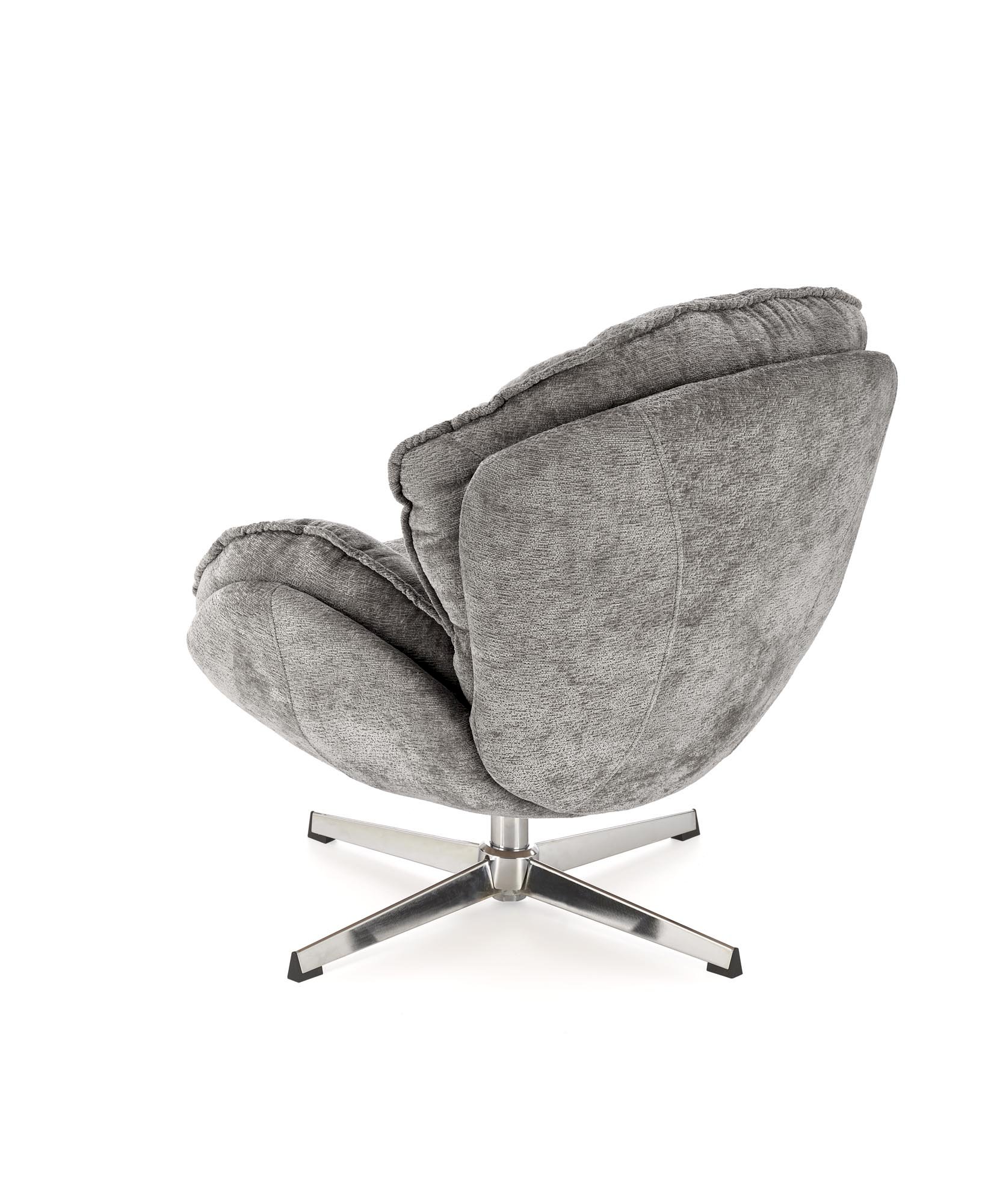 GUIDO fotel wypoczynkowy popielaty