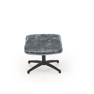 DARIO fotel wypoczynkowy z podnóżkiem oraz z funkcją kołyski, niebieski