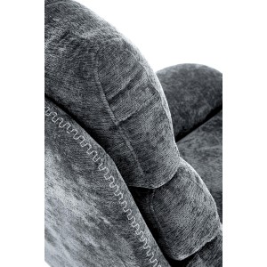 DARIO fotel wypoczynkowy z podnóżkiem oraz z funkcją kołyski, niebieski