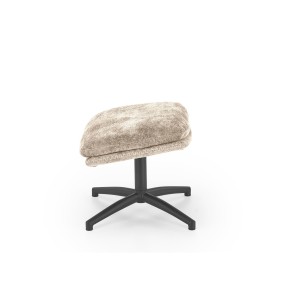 DARIO fotel wypoczynkowy z podnóżkiem oraz z funkcją kołyski, beżowy